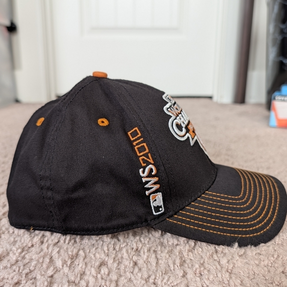 39THIRTY New Era Authentic Collection San Francisco Giants WS2010 Black Cap OS - Picture 5 of 7